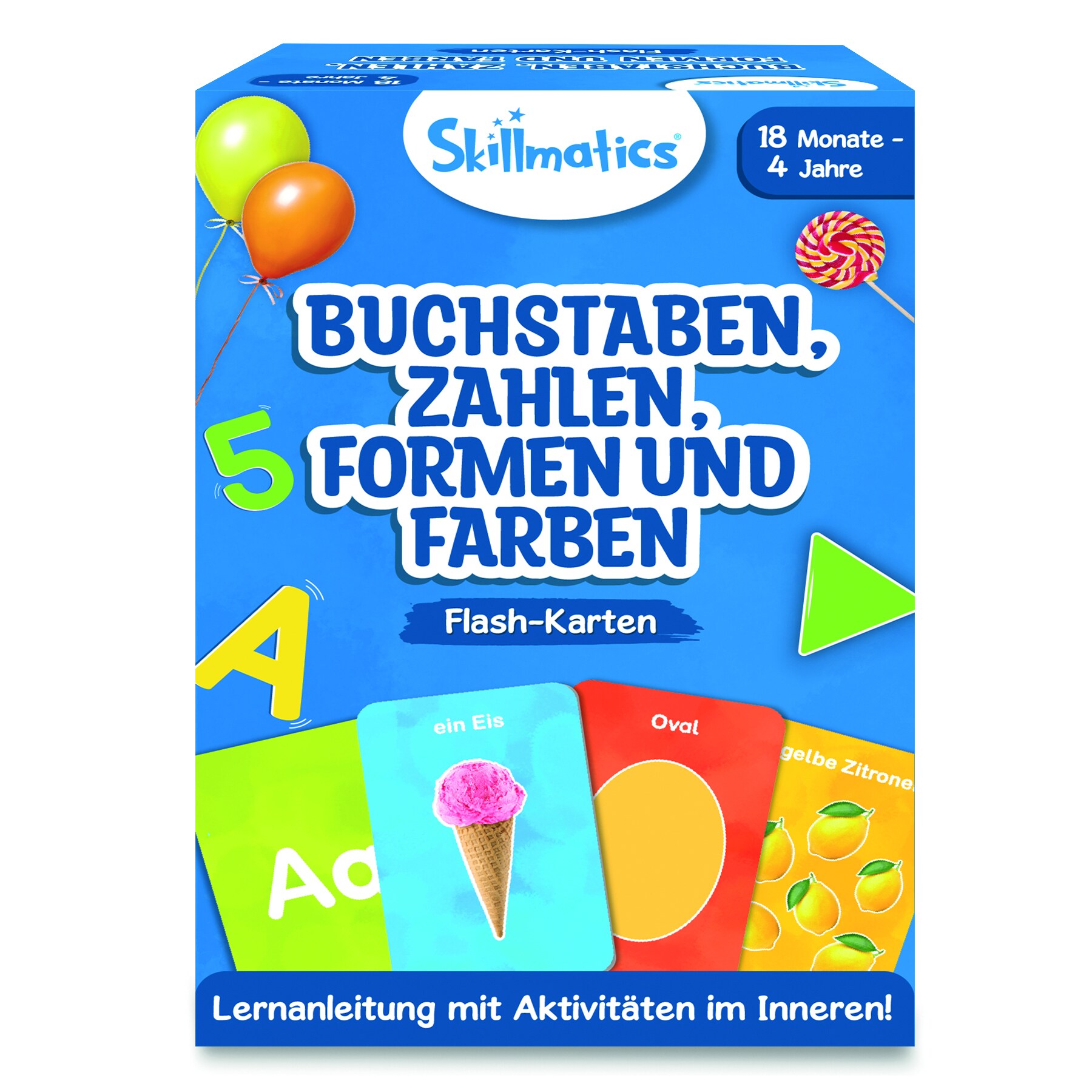Skillmatics Buchstaben, Zahlen, Formen und Farben Flash-Karten