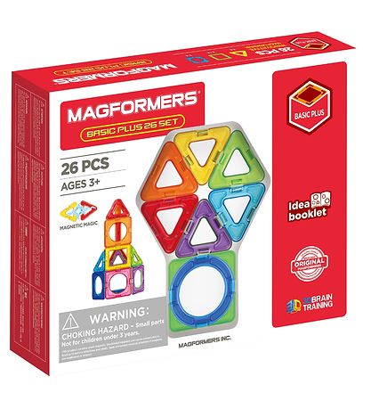 Magformers Magnetspielzeug - Basic Plus - 26 Teile
