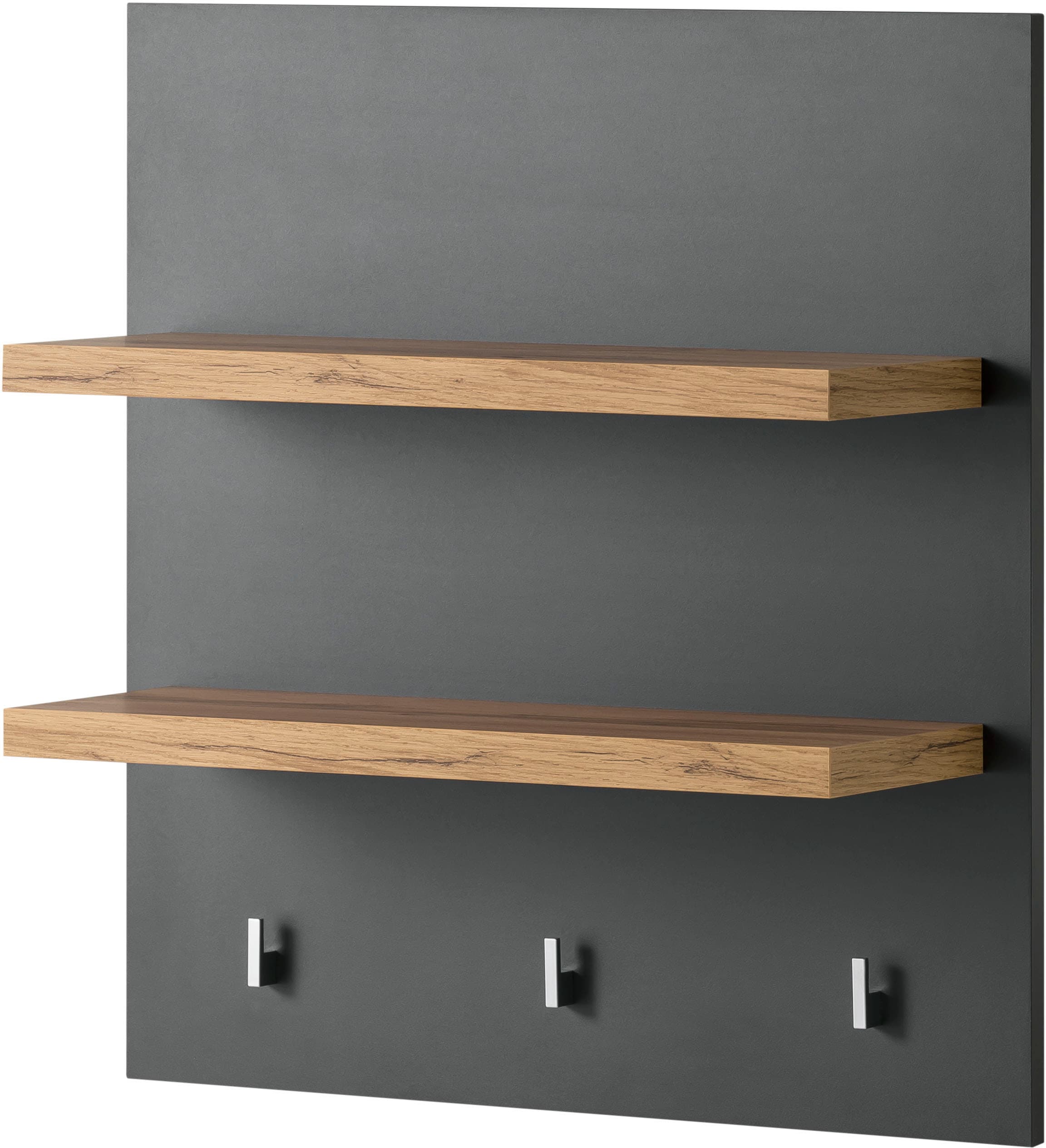 KOCHSTATION Wandregal »KS-Westminster« mit 2 Ablageböden, 3 Haken, Breite 60 cm, exclusiv by Otto