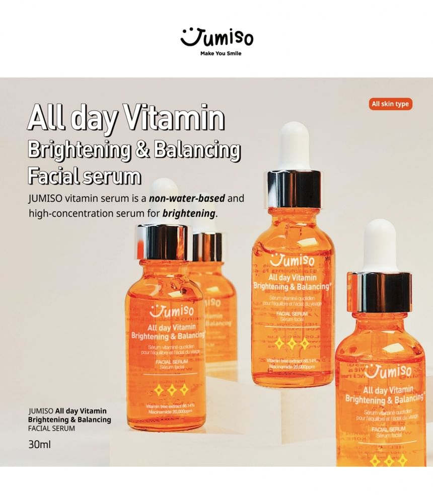 JUMISO - Jumbo Vitamine Verhelderend & Balancerend Gezichtsserum voor de Hele Dag