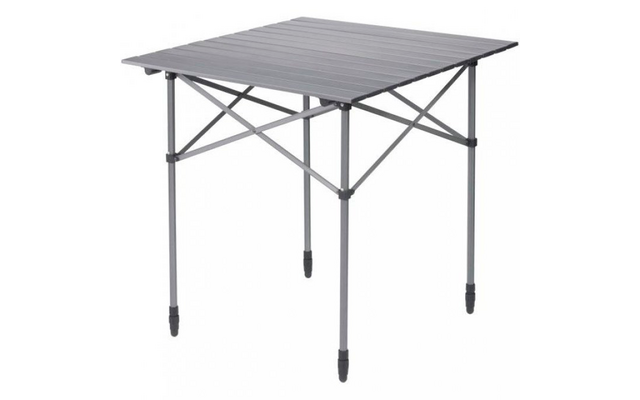 Berger Alu Campingtisch  Velino mit Rollplatte 70 x 70 cm