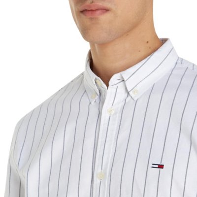 Chemise à manches longues homme Tjm Classic Oxford Stripe TOMMY HILFIGER