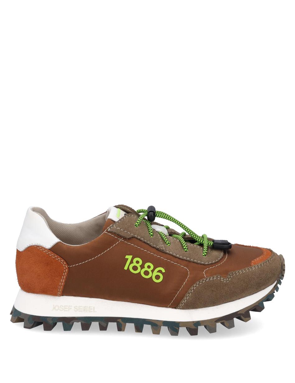 Sneaker Bonnie 01, taupe-orange