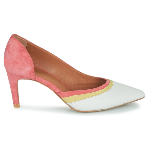 JB Martin - ETNA - CHEVRE VELOURS ROSE  / JAUNE / CRAIE