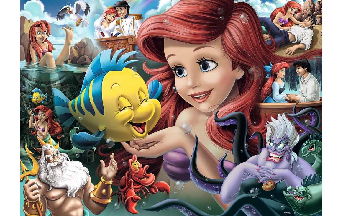 Puzzle Arielle, die MeerjungfrauPuzzle für Erwachsene und Kinder