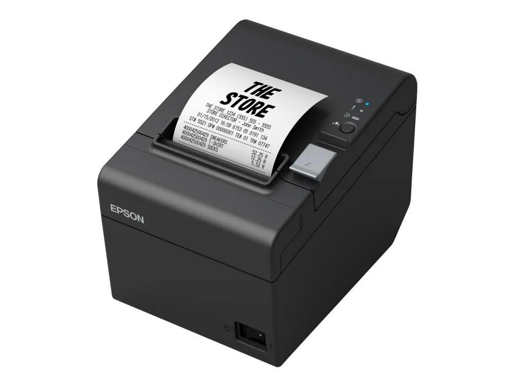 Epson TM T20III - Kvitteringsprinter - termisk linje - Rulle (7,95 cm) - 203 x 203 dpi - op til 250 mm/sek. - LAN - skærer - sort