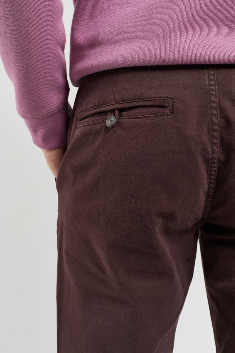Chino coupe droite - coton
