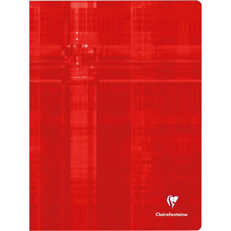 Cahier piqué Clairefontaine Metric A4+ 24 x 32 cm petits carreaux 96 pages