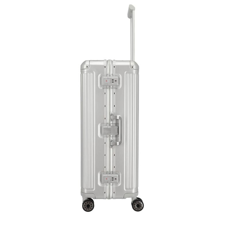 Valise rigide Next Aluminium 77 cm Argent