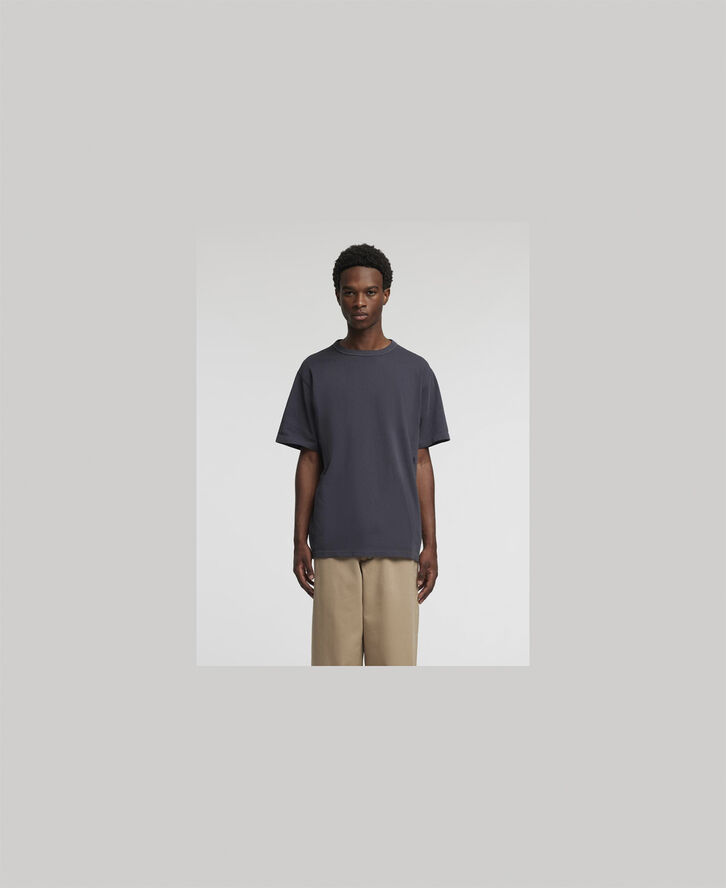 Annarr ANRRO GARMENT DYE SS O-NECK TEE Pewter