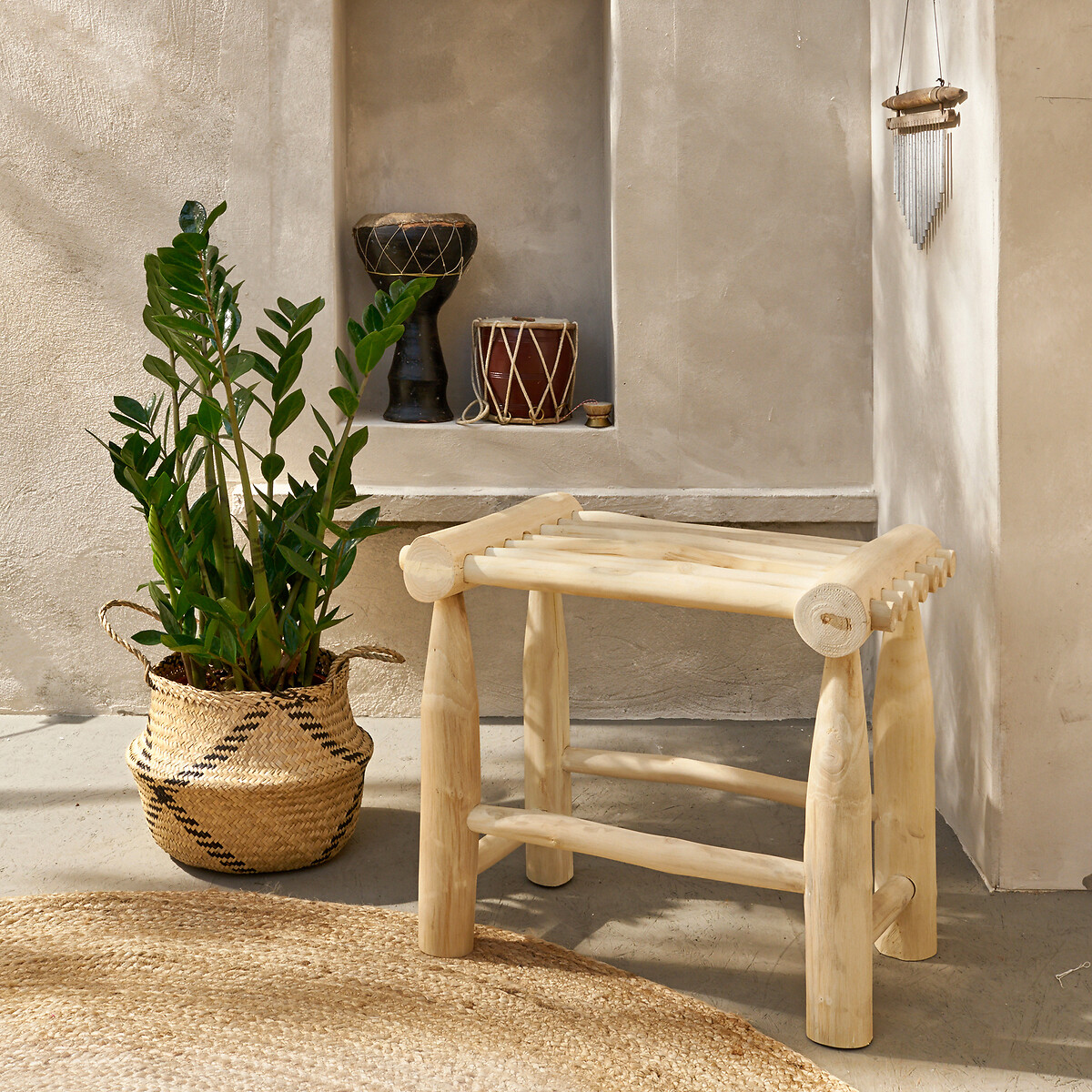 LA REDOUTE INTERIORS<br>Cesta esférica H38 cm, Rixy