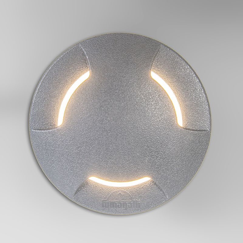 Moderne buiten grondspot grijs incl. LED IP67 - Ceci 2