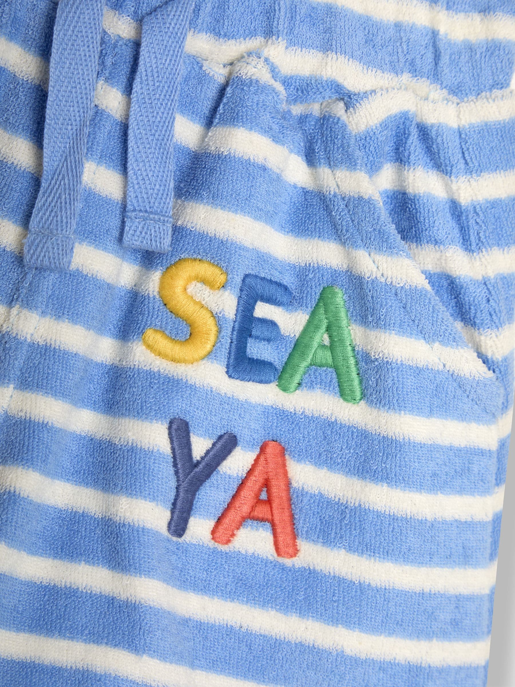 JoJo Maman Bébé Krab Appliqué Textuur Shorts
