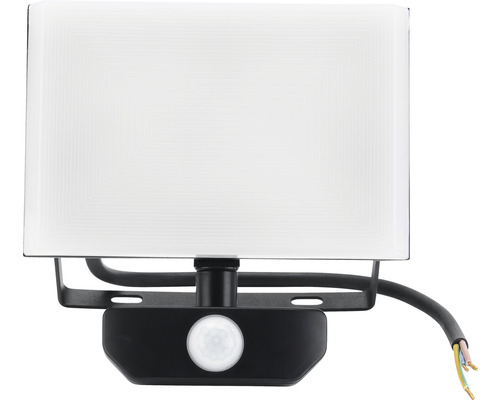LED Sensor Spotlight 30W 3300 lm 4000K 18,5x16,5 cm zwart