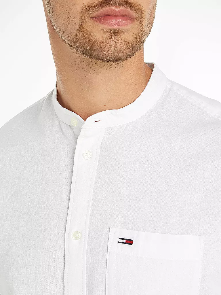 TOMMY JEANS Hemd Regular Fit  weiss