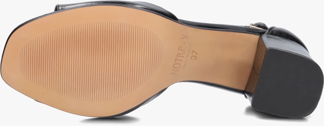 zwarte notre-v sandalen 16054