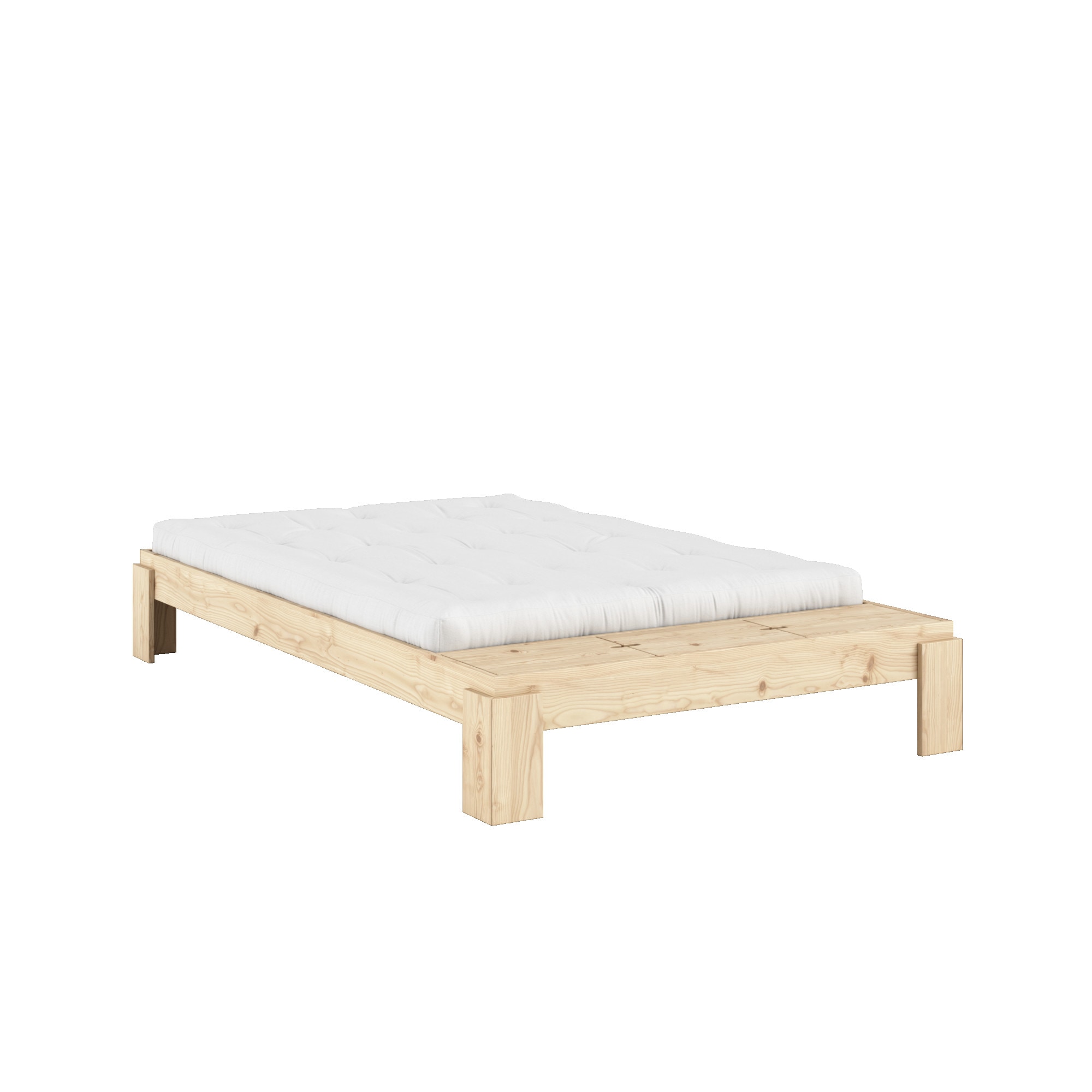 Karup Design Stauraumbett »Layers Bed Bench, Bettgestell mit Aufbewahrungsbank, mehrere Grössen« inkl. Lattenrost, excl. Matratze, FSC®-zertifiziertes Massivholz