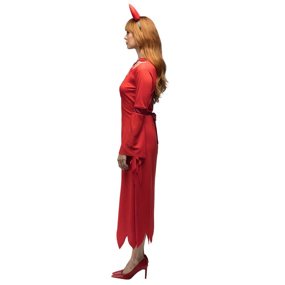 Halloween Jurk Rood Dames Duivel