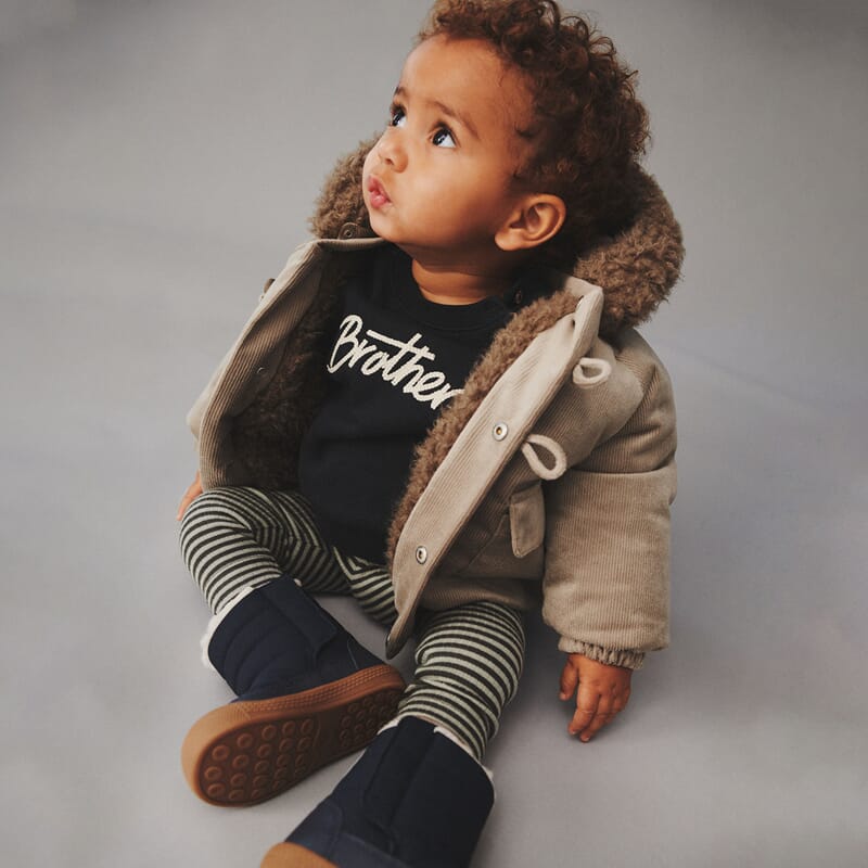 Puffer Jacket Billo grey stone - Wheat - Rumpetroll