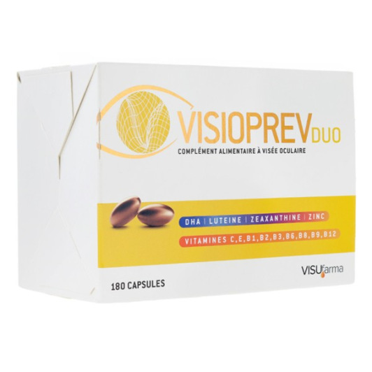 Visioprev Duo : DHA, lutéine, zéaxanthine - Vision normale