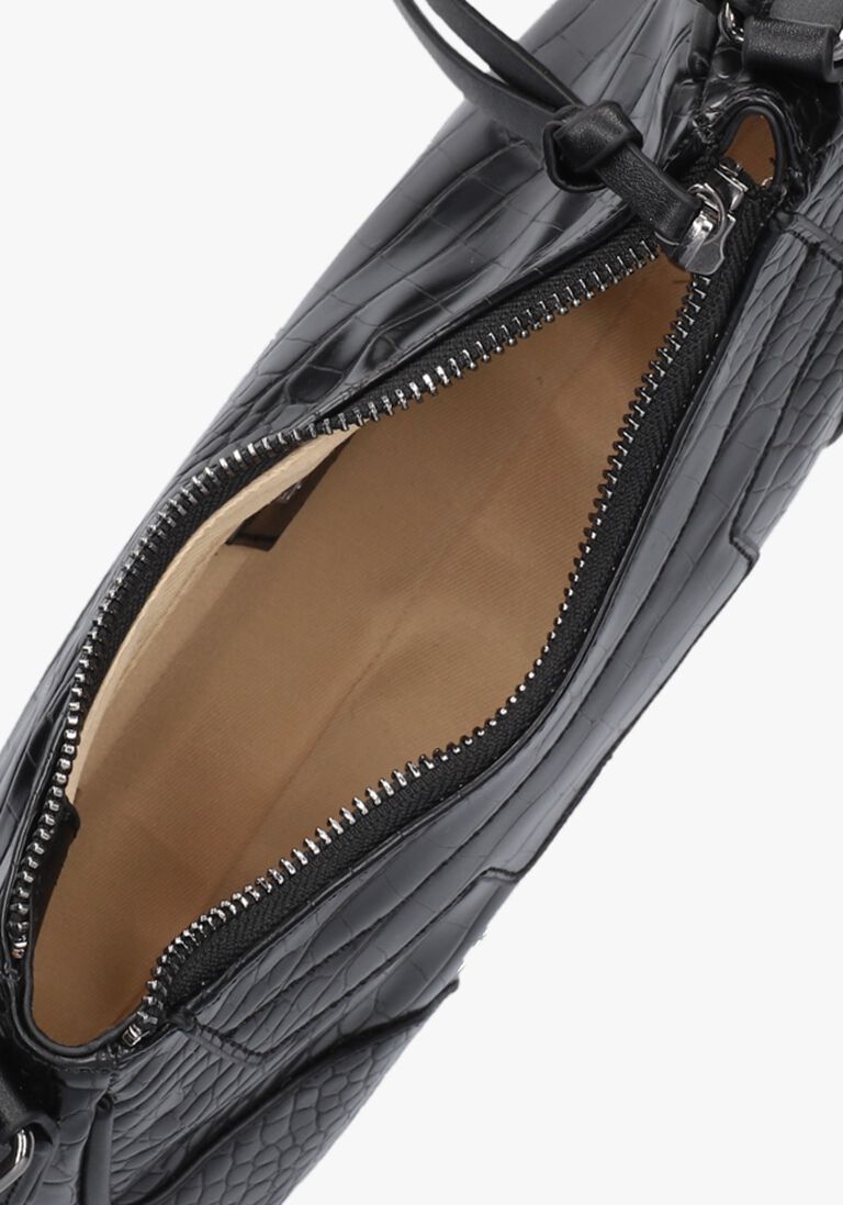 BECKSONDERGAARD zwarte becksondergaard schoudertas croca sadie bag