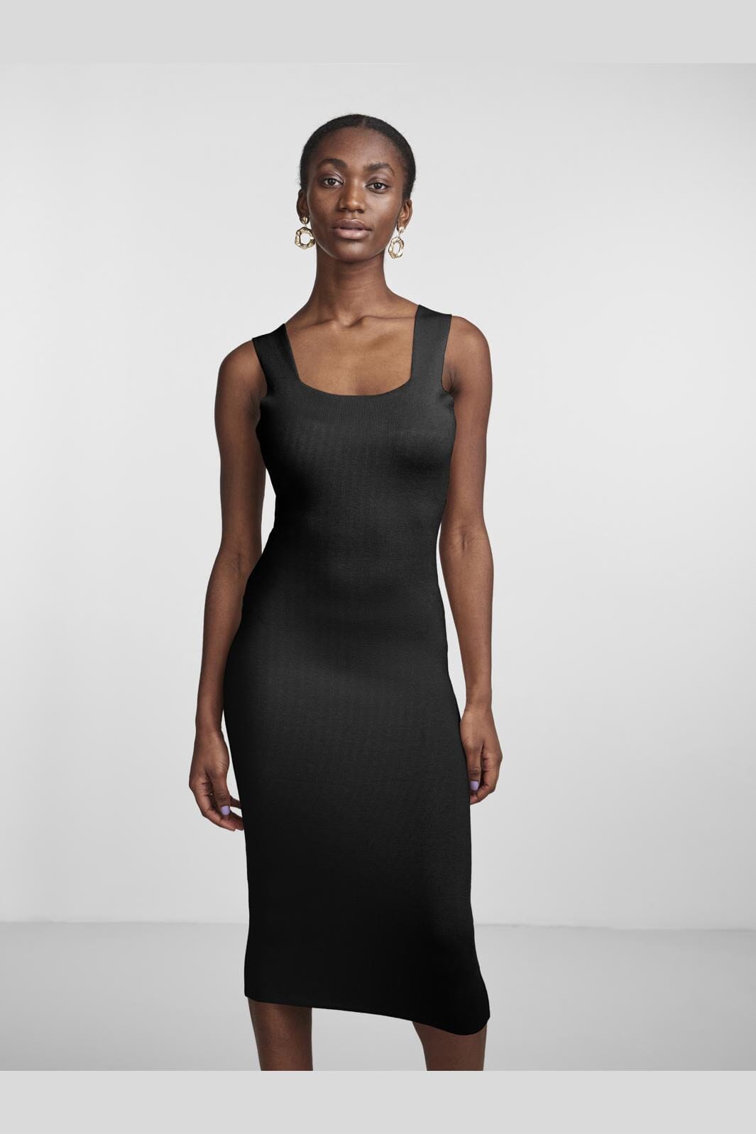 Y.A.S Yasemil Strap Midi Knit Dress