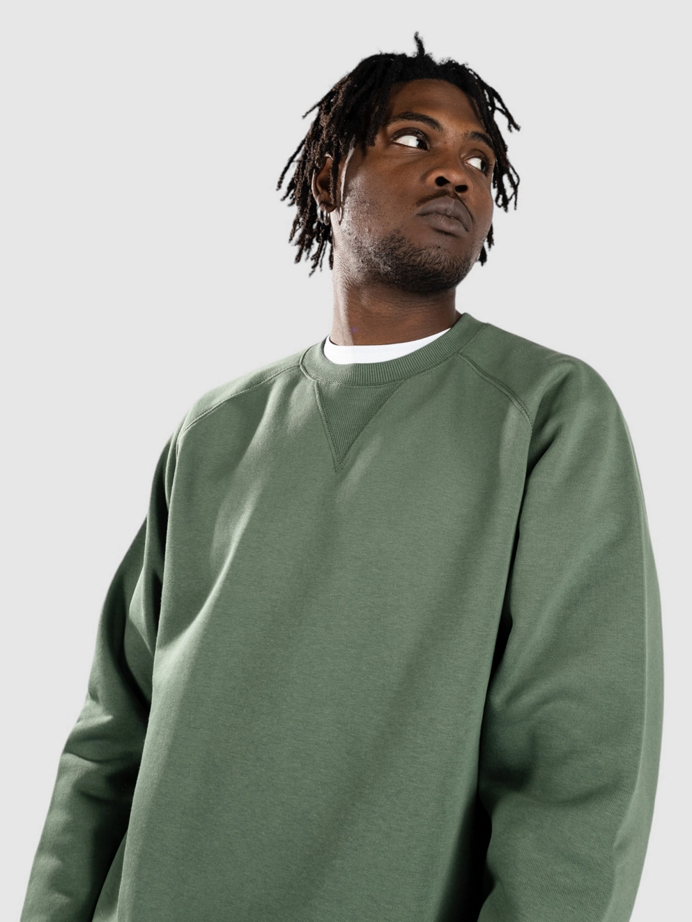 Carhartt WIP Chase Sweater duck green/gold