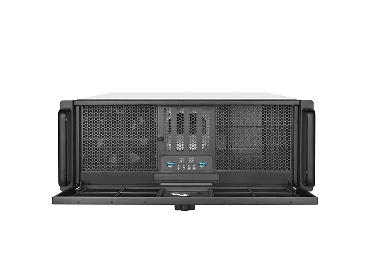 SilverStone RM400 - Rack-monterbar 4U - SSI CEB - ingen strømforsyning (ATX / PS/2) - USB