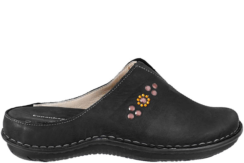 COPENHAGEN SHOES DREAM COMFORT NATALIE SLENTERS I SORT NUBUCK