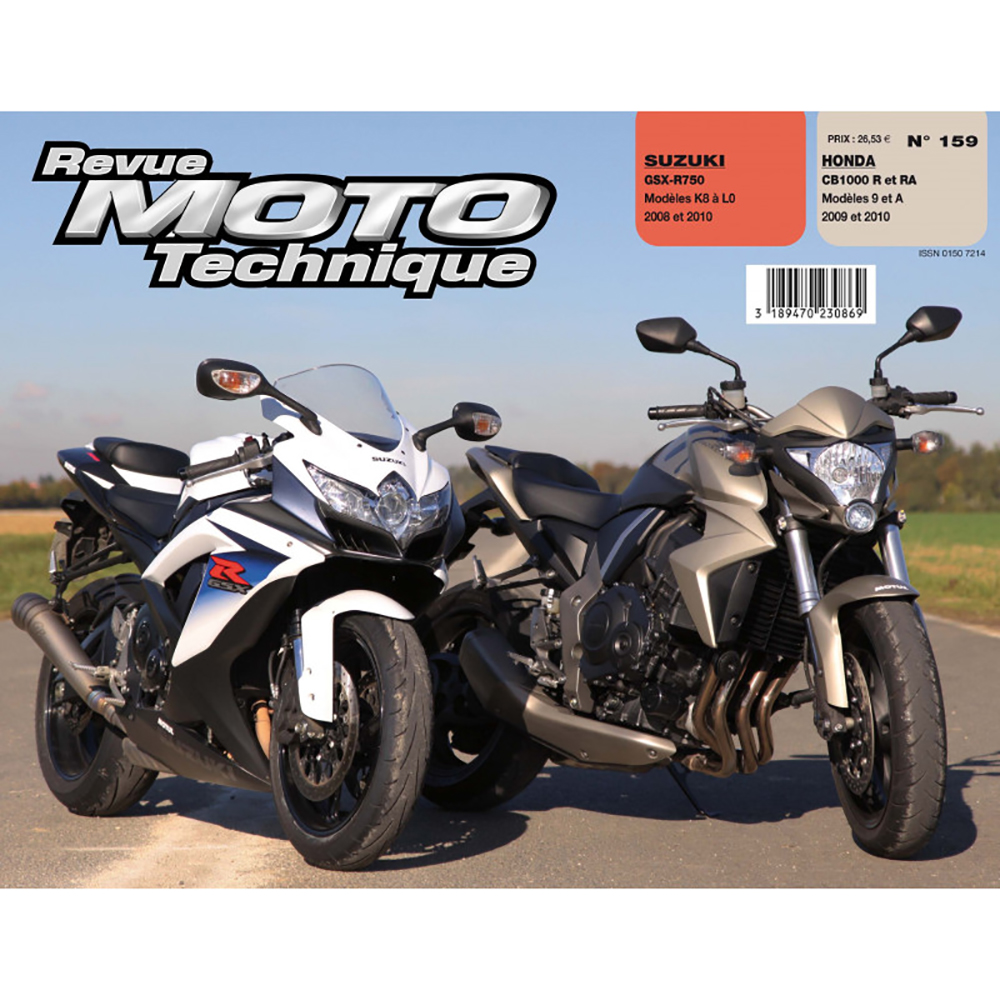 Etai - RMT 159.1 HONDA CB 1000 (2009 à 2010) et SUZUKI GSX-R 750 (2008 à 2010)