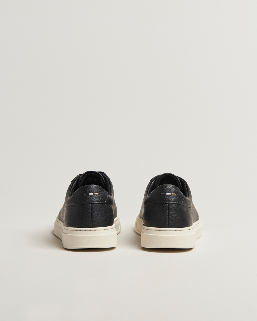 BOSS BLACK Kieran Grained Leather Sneaker Black