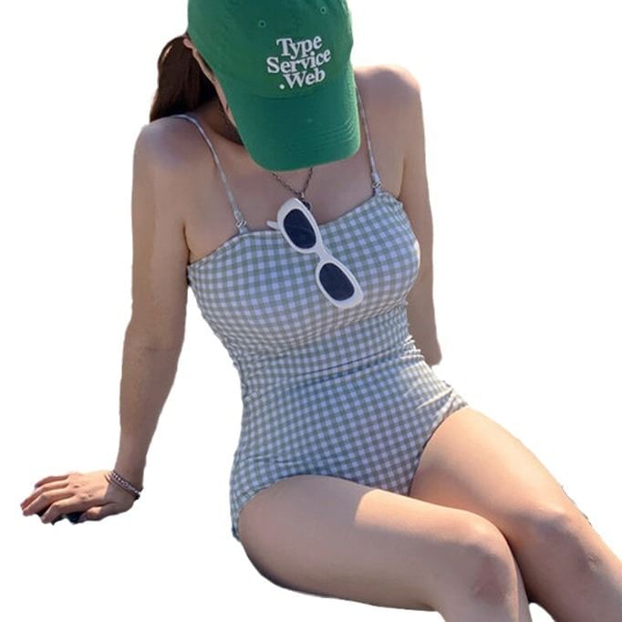 Komorkowe - Gingham badpak