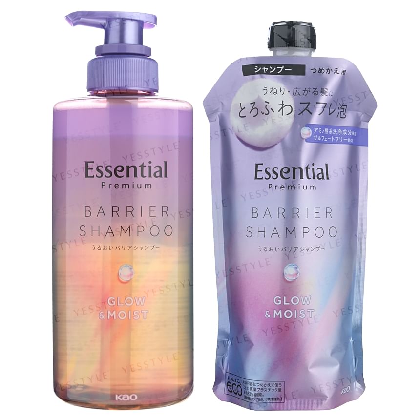 Kao - Essentiële Premium Barrier Glow & Moist Shampoo