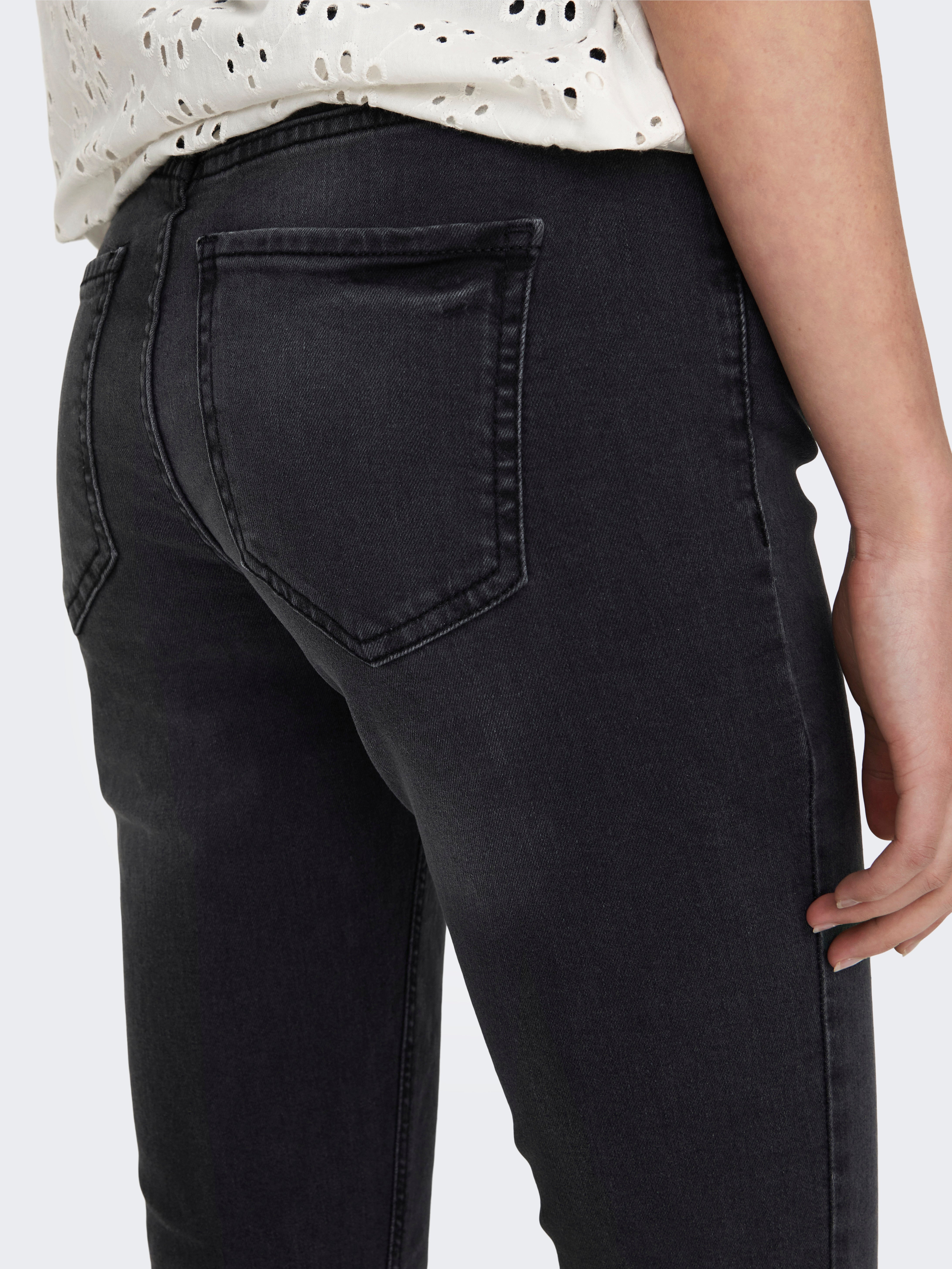 JDYBLUME Mittlere Taille Skinny Fit Jeans Black Denim