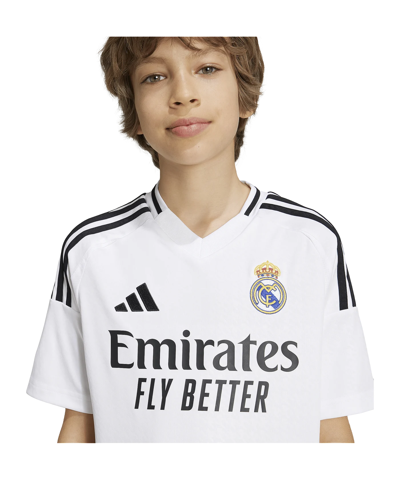 adidas Real Madrid Trikot Home 2024/2025 Kids Weiss