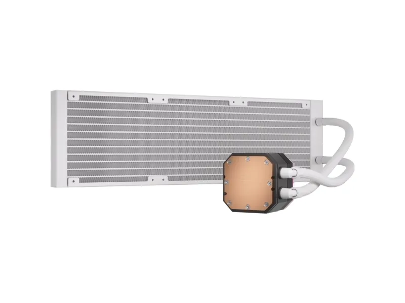 CORSAIR iCUE H150i ELITE CAPELLIX XT - Processors flydende kølesystem - Radiatorstørrelse: 360 mm - (for: LGA1700, LGA1200, LGA1150, LGA1151, LGA1155, LGA1156, LGA2011, LGA2066, AM4, sTRX4, sTR4) - 120 mm - hvid