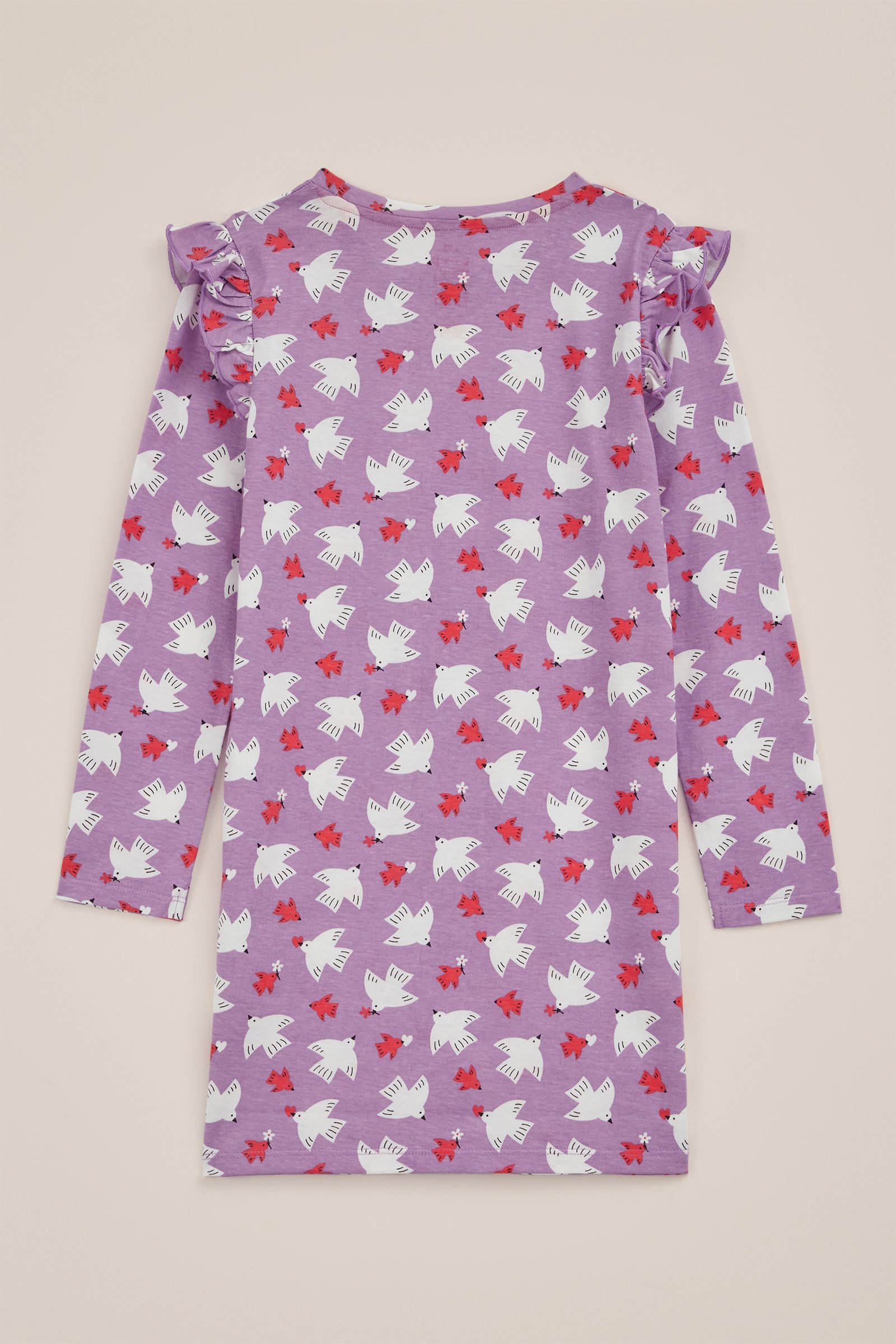 Meisjes jurk met dessin WE Fashion Lila