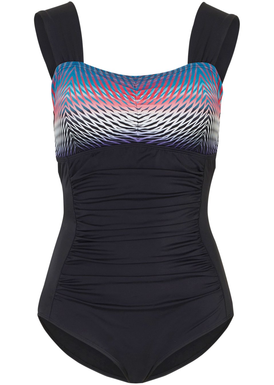 Maillot 1 pièce sculptant avec effet sculptant modéré, avec polyamide recyclé