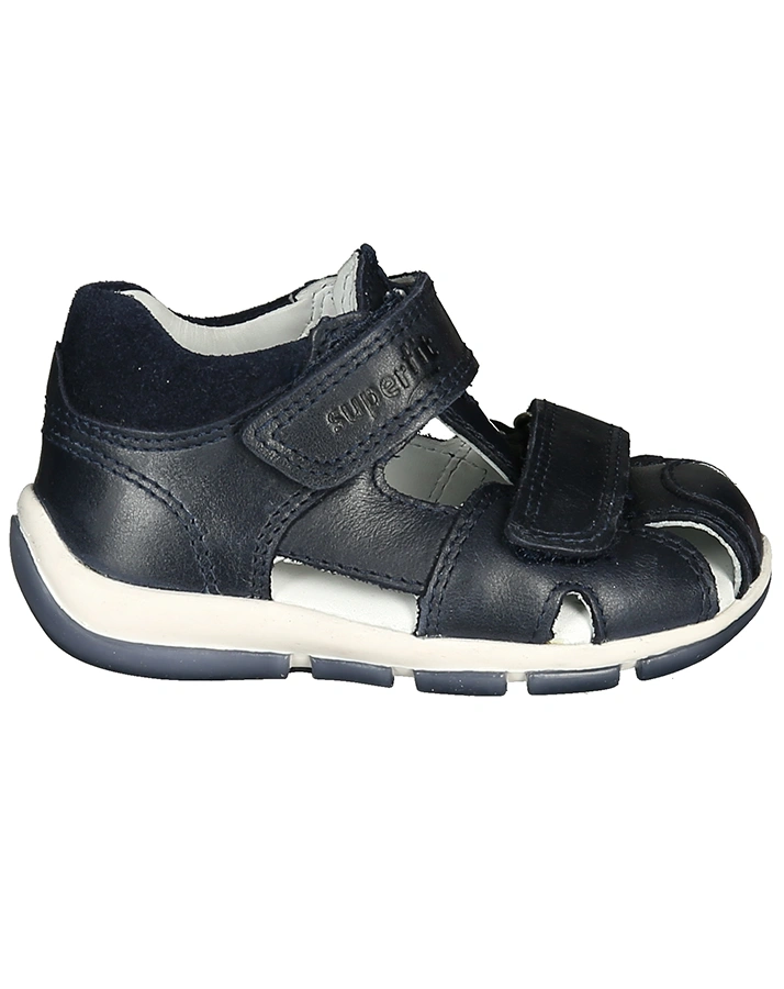 Lauflern-Sandalen FREDDY mit Zehenschutz in blau
