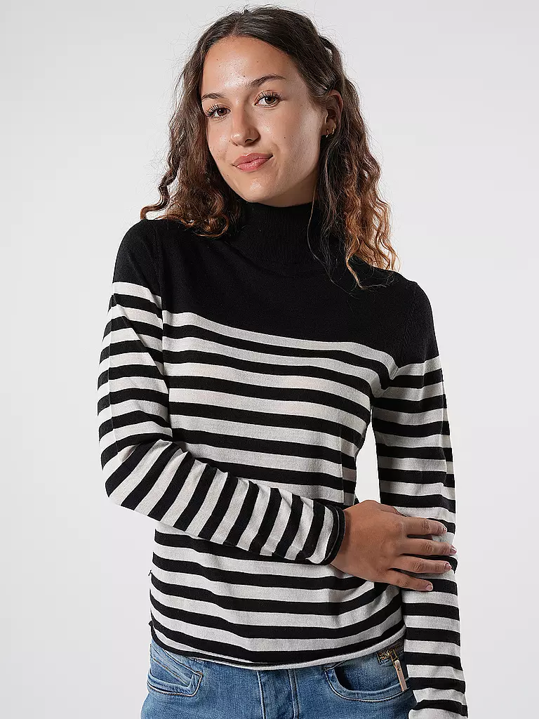 ECOALF Rollkragenpullover FAYAALF schwarz
