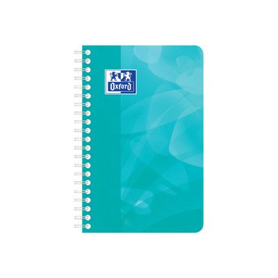 Oxford - Carnet polypro à spirale 11 x 17 cm - 180 pages - petits carreaux (5x5 mm) - disponible dans différentes couleurs