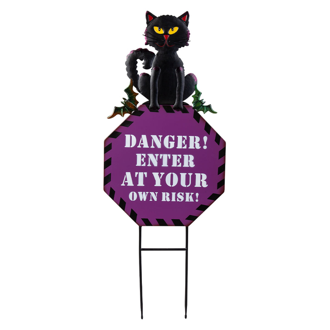 Pflanzenstecker - Danger! - ca. 39,5 x 99,5 cm