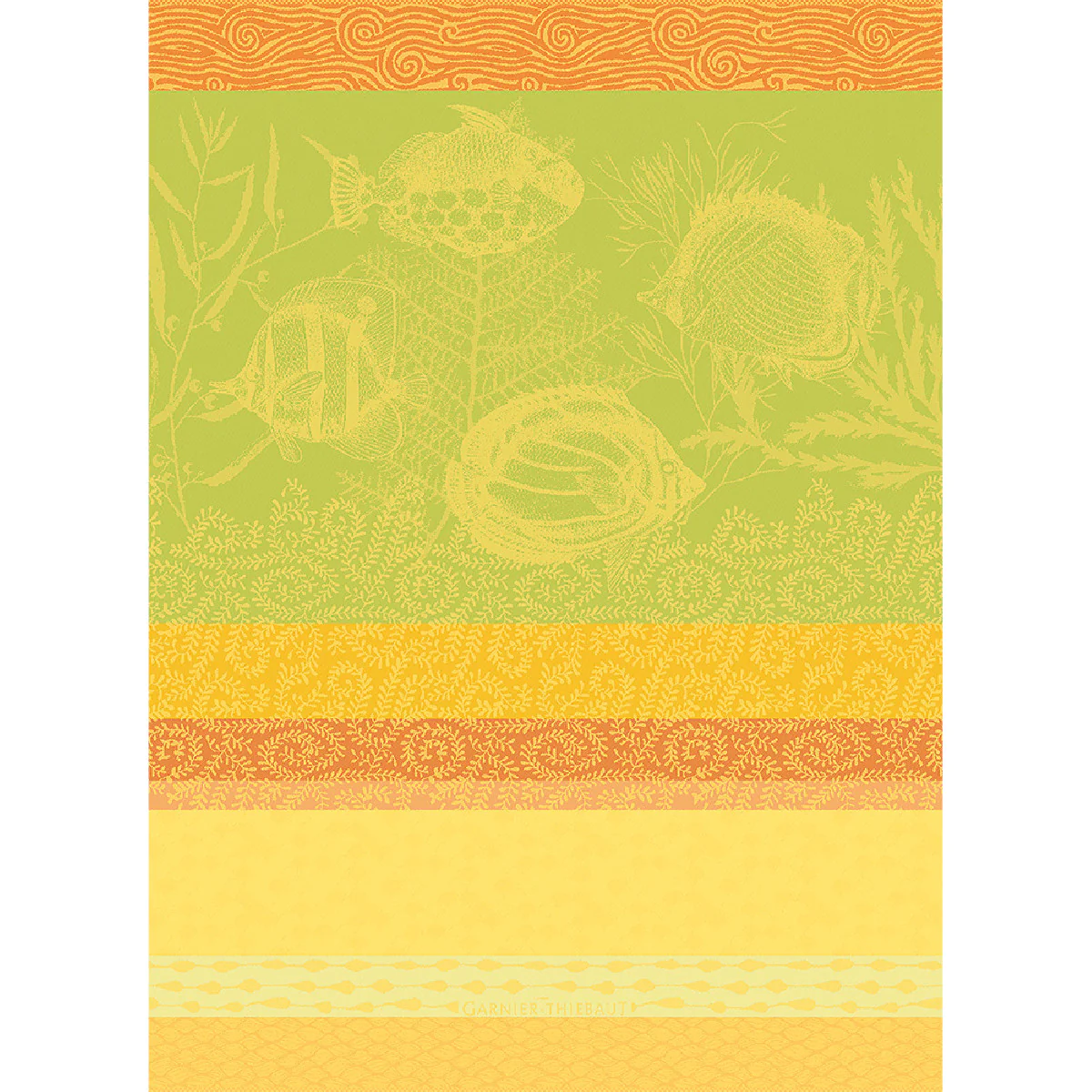 Torchon pur coton multicolore 56x77 Garnier Thiebaut