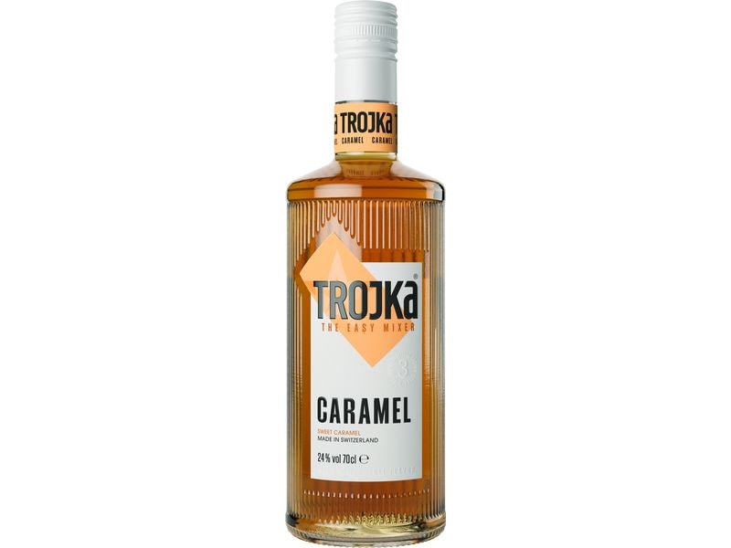 Trojka Caramel Vodka 0.7 l Spirituosen Spezialität mit Karamellgeschmack