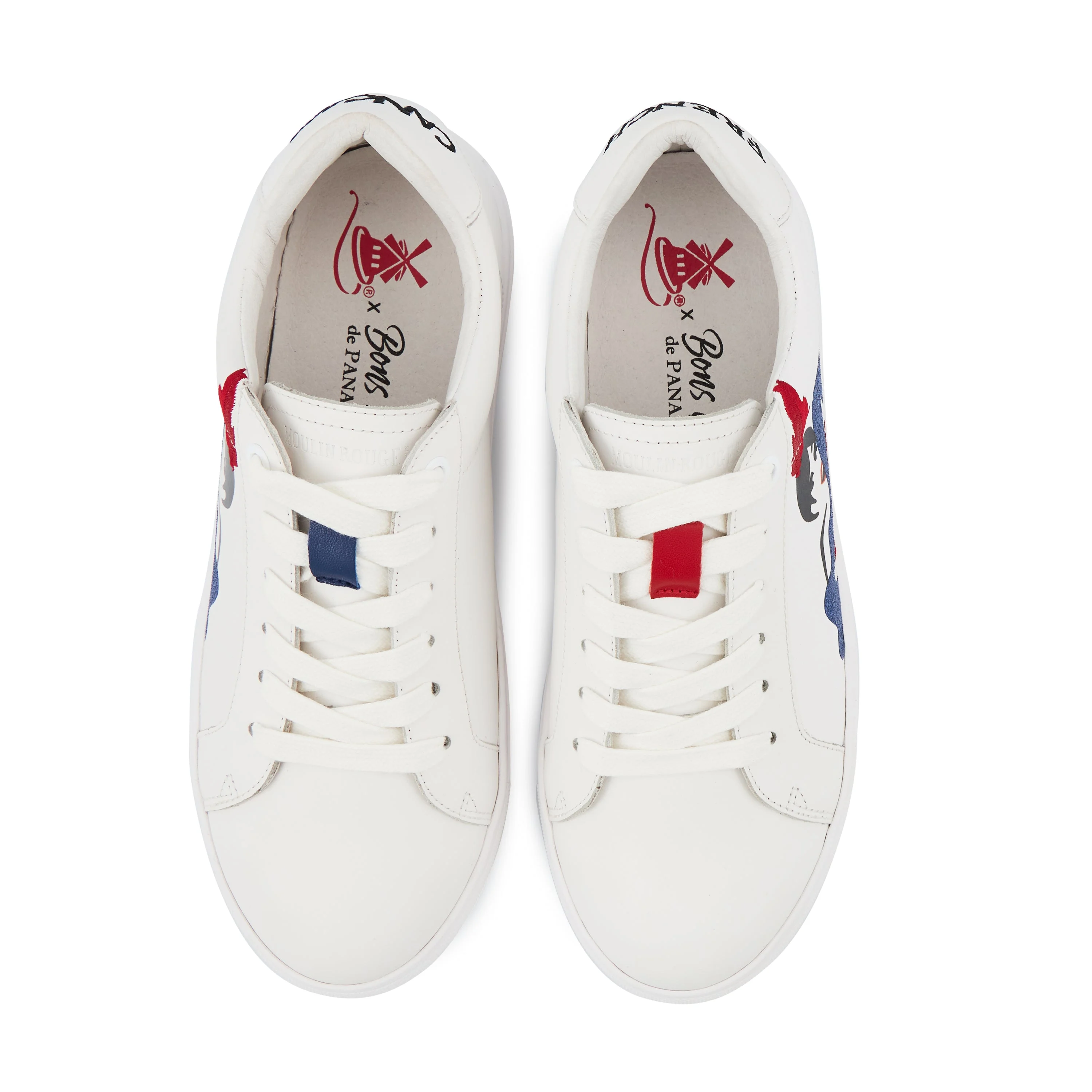 SIMONE MOULIN DANSEUSE - Sneakers en cuir | Blanc