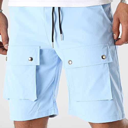 Short Cargo Bleu Clair