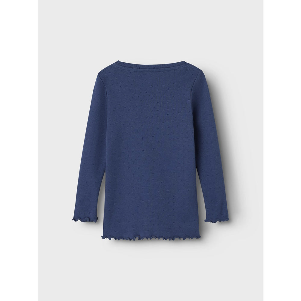 Køb Name It Blue Indigo Nmfnimma Ls Slim Top Pb