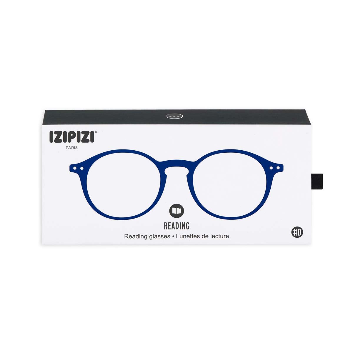 +2.00 Navy Circular Reading Glasses: Izipizi