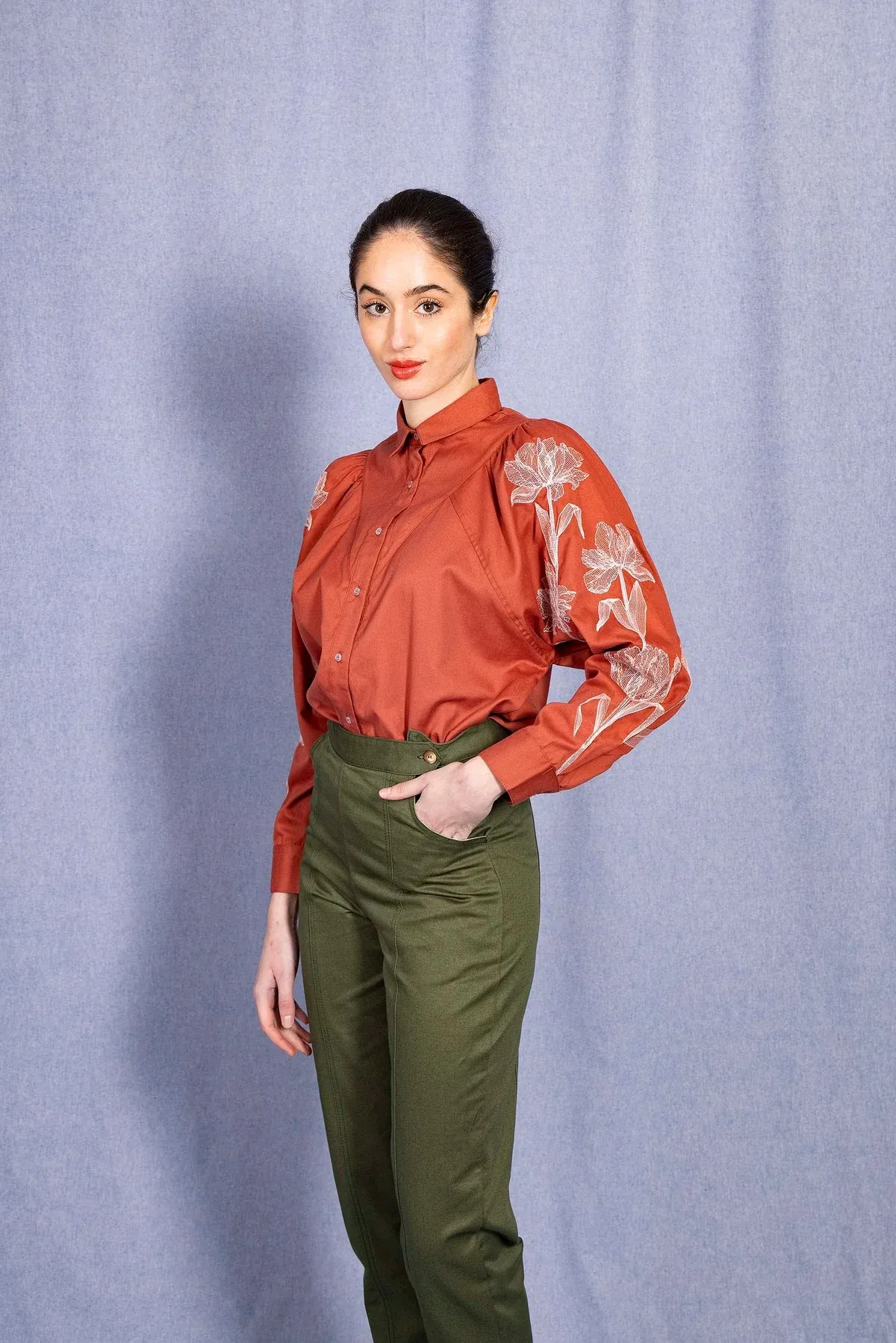 Chemise Donata Flores Misericordia