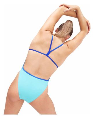 Maillot de bain 1 pièce Speedo Eco   Solid VBack Bleu clair